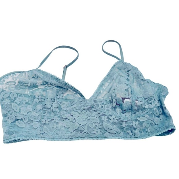 Inc International Concepts Women's
Lace Bralette Lingerie, Bue Amazonite size S - Picture 3 of 6